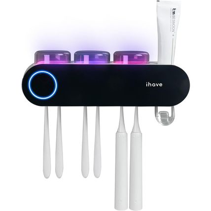 Ihave Toothbrush Holders for Bathrooms, UV Toothbrush Sanitizer and Holder Smart