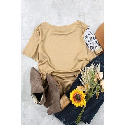 Khaki Western Cowboy TAKE ME AWYA Bleached Graphic T Shirt