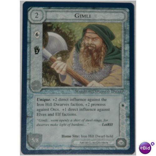 Middle-Earth MECCG The Wizards Unlimited Gimli