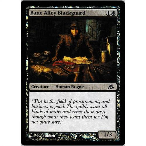 Magic the Gathering - Dragon's Maze - #21/156 - Bane Alley Blackguard Foil