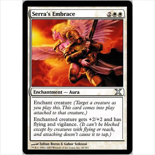 Magic the Gathering - Tenth Edition - #40/383 - Serra's Embrace