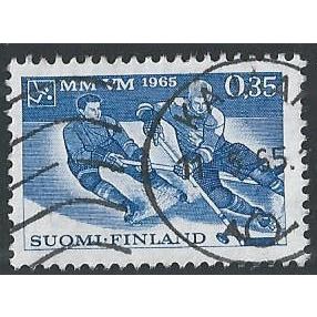 Mi 594: World and European Ice-hockey Championships, Finland.