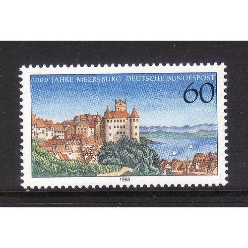 GERMANY 1988 GERMAN VOLUNTEER SERVICE SG 2246 80pf MEERSBURG U/M MINT