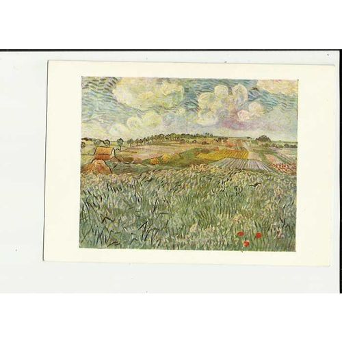 Art LANDSCAPE NEAR AUVERS (Van Gogh) Postcard by Pallas Gallery (1018)