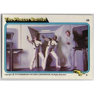 STAR TREK ' THE MOTION PICTURE ' card # 59 Phaser Battle (1979)