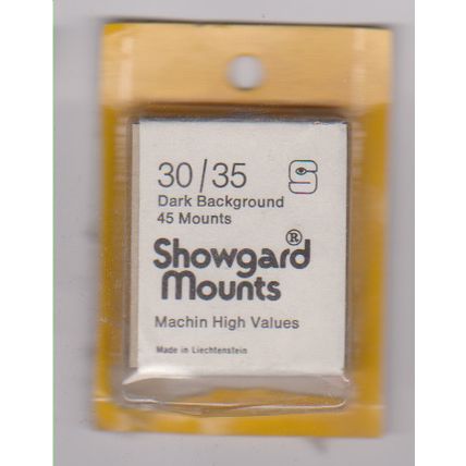 Showgard Mounts unopened pack 30 mm x 35 mm size