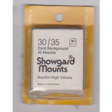 Showgard Mounts unopened pack 30 mm x 35 mm size