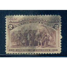 Used 231 2c Landing of Columbus Almost Very Fine T1418