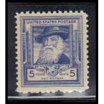 867 5c Walt Whitman Fine MNH KA2853
