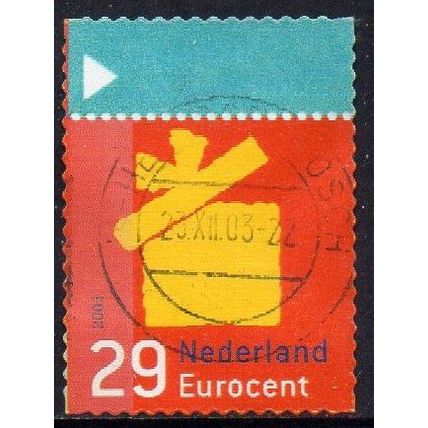 Netherlands 2003 Christmas - Opened Gift €0,29 Used
