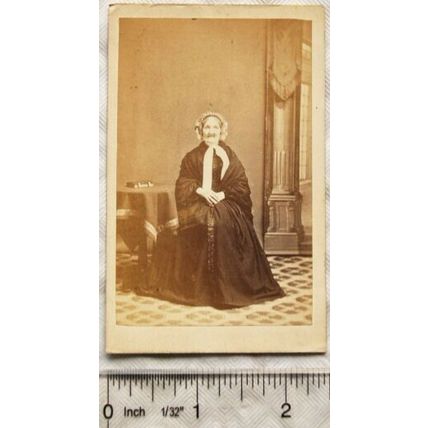 Carte-de-visite A. H. Clarke, Ripon - lady, Aunt Scot