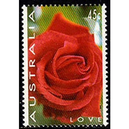 Australia 1994 Flowers 45c MNH Stamp Rose Love