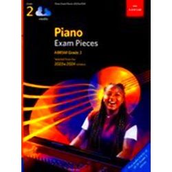 Abrsm Exam Pieces: Piano Exam Pieces 2023 & 2024, Abrsm Grade 2, with audio