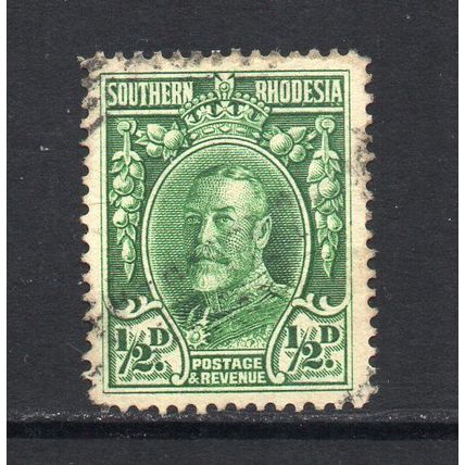 Southern Rhodesia - 1931-37 - ½d Green (sg15b) Perf 14, Used