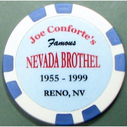 Mustang Ranch. Brothel Casino Chip. Reno, NV. BR10.
