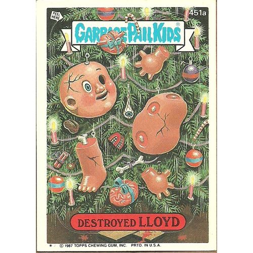 Garbage Pail Kids #451a Destroted Lloyd Trading Card 1987 Topps Chewing Gum