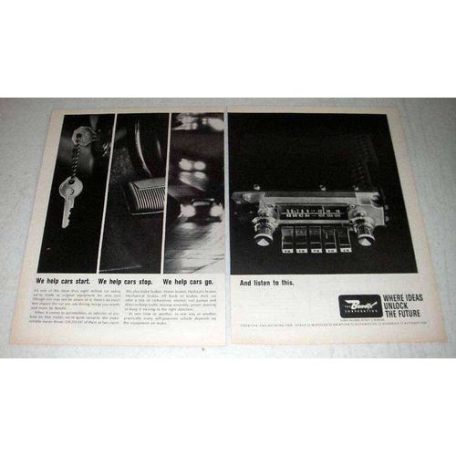 1963 Bendix Car Equipment Ad - We Help Cars Start