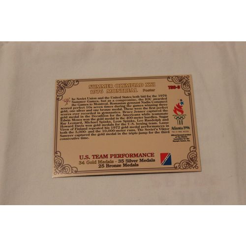 1996 Collect-A-Card Centennial Olympic Games TUFF STUFF POSTER Promo NO. TSC-3