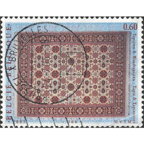 BELGIUM, Turkish tapestry, red & blue 2005, €0.60