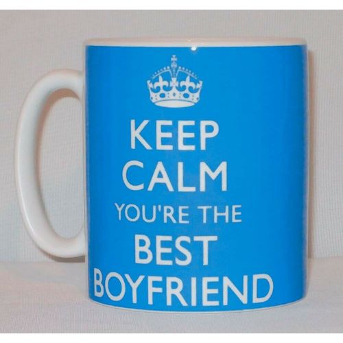 Keep Calm You're The Best Boyfriend Mug Can Personalise Great Valentine's Gift