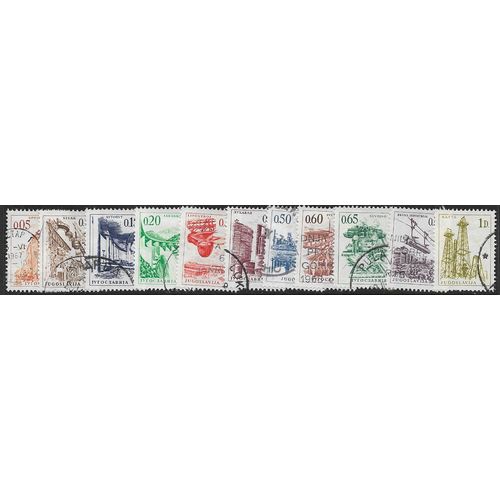 1966 Michel 1155/1156+1164/1172 - fine used (o)
