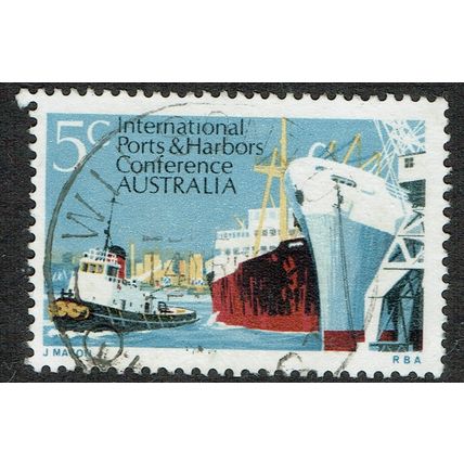 Australia 1969 6th Biennial Conf Ports and Harbours 5c Multicoloured SG438 FU