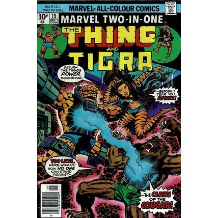 Marvel Two-in-one (Vol 1) # 019 FN+ Price VARIANT ORIG US COMICS