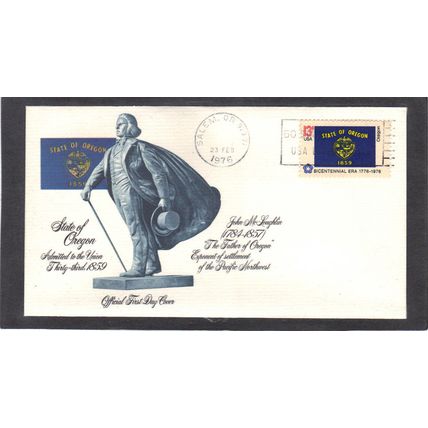 FDC Fleetwood 1665 13c Oregon (Cachet-U/A) CV01210