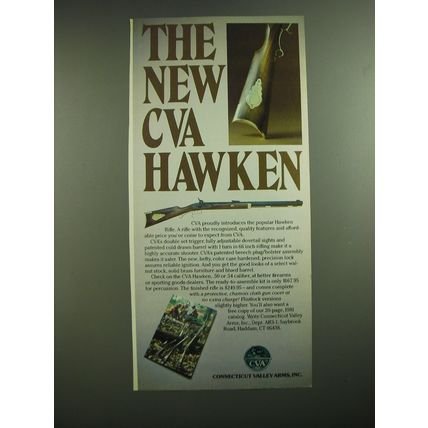 1981 Connecticut Valley Arms CVA Hawken Rifle Advertisement