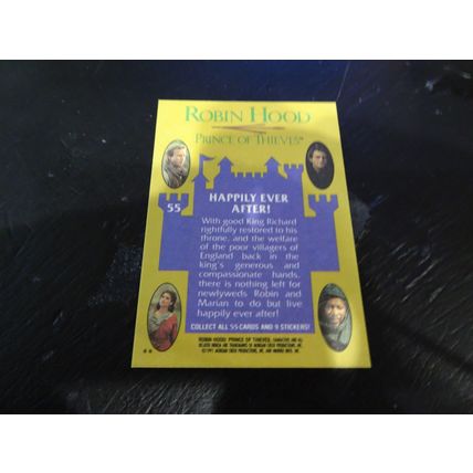 1991 Topps Robin Hood Prince of Thieves Card # 55 Happily Ever After NM (7)