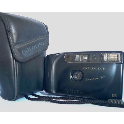 35mm POCKET FILM CAMERA - GOLDLINE SOVEREIGN - 2 x AA Batt CLEAN & WORKING WELL