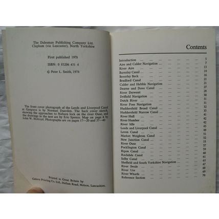 1978 Yorkshire Waterways by Peter L. Smith