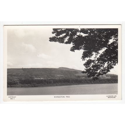 Rivington Pike Postcard RP Lancashire