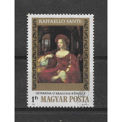 Hungary.SG3495 1fo Giovanna d'Aragona.Fine Used.O22