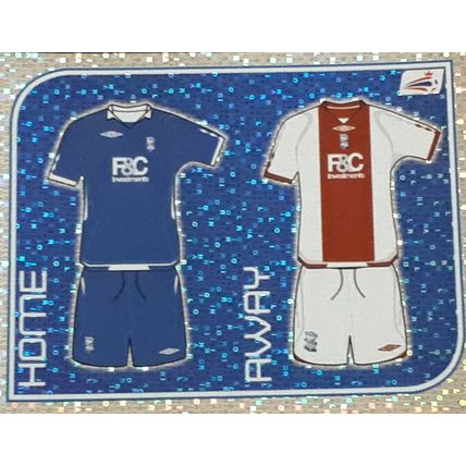 Panini 2008/09 Coca Cola Championship #28 Birmingham City Kits - Foil