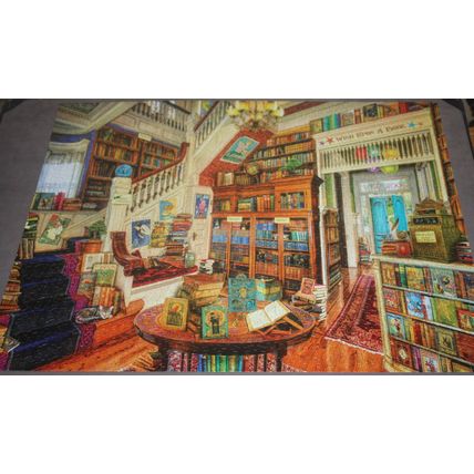 2020 White Mountain Puzzles Readers Paradise 1000 PC Puzzle - Complete