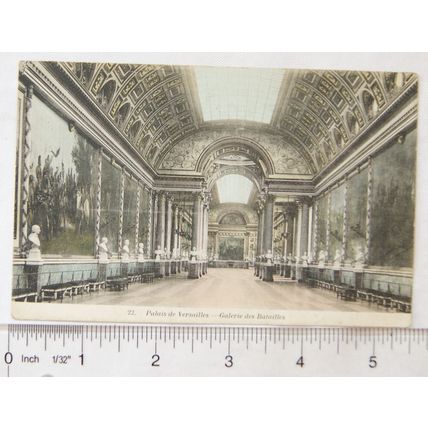 1950/60s Postcard Versailles Galerie des Batailles