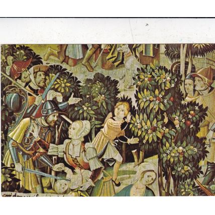 Reims Cathedrale Tapisseries Massacre des Innocents France Postcard unused VGC