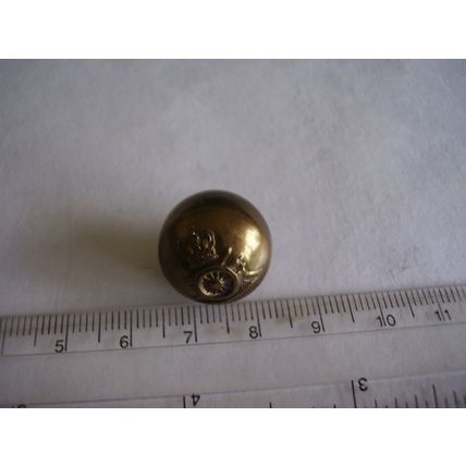 King's Crown Royal Horse Artillery Ball Brass Button