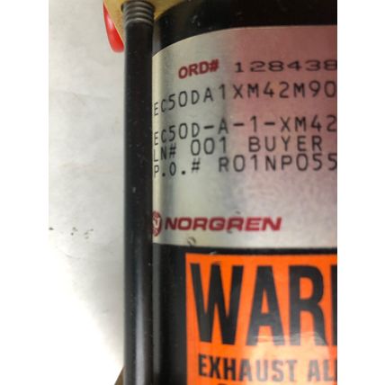 NORGREN EC50DA1XM42M90A PNEUMATIC GRIPPER EC5ODA1XM42M-90A-R-45-8-O 128438/10,TA