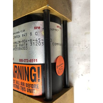 NORGREN EC50DA1XM42M90A PNEUMATIC GRIPPER EC5ODA1XM42M-90A-R-45-8-O 128438/10,TA