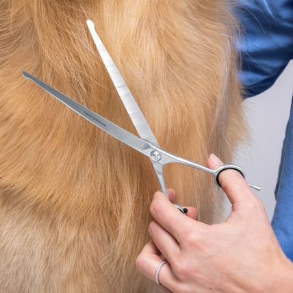 TWEEZERMAN Pet Collection 9" Curved Grooming Shears-NEW-SEALED-FAST SHIPPING