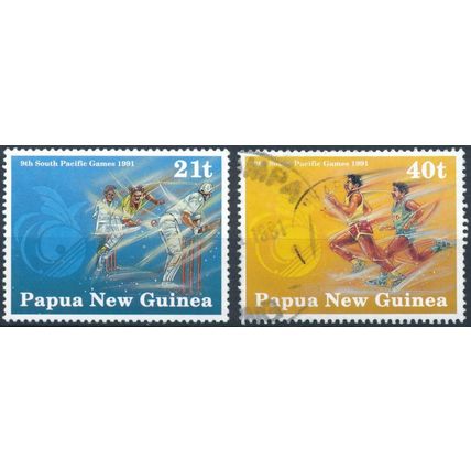 9th South Pacific Games - Papua New Guinea 1991 - MNH & F H - SG 651/2