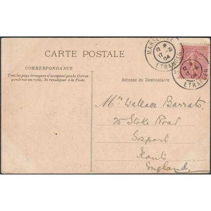 La Plage dú Côte-Gauche, Marseille, 1904 - Lacour CPA 80