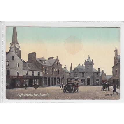 High Street Kirriemuir Angus 1912 Valentines 72928 Old Postcard Unposted