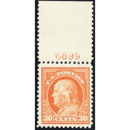 420, Mint VF NH 30¢ PL# - Post Office Fresh Stamp! SCV $250 - Stuart Katz