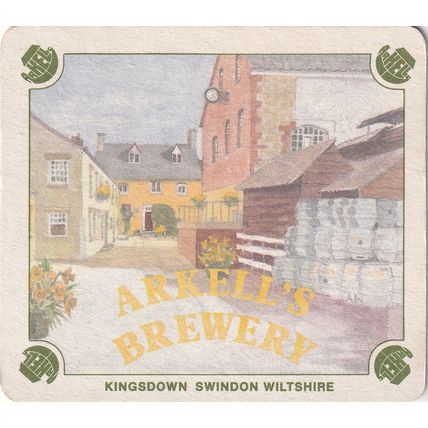 BEER MAT - ARKELLS BREWERY - KINGSDOWN SWINDON - (Cat No 047) - (1990)