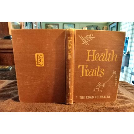 Old Vintage Basic Reader Health Trails The Road To Health By Edwina Jones 1949