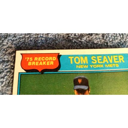 Topps 1976 #5 Tom Seaver New York Mets Pitcher 5.0 Excellent Or Better Condition