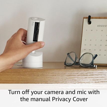 Ring Pan-Tilt Indoor Cam | See All around with 360° Pan Coverage, HD Video, plus
